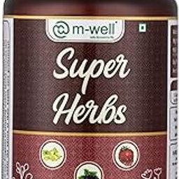 M-Well Super Herbs Veg Capsules – Ayurvedic Immunity & Energy Booster-500mg-image-14