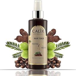 Calix Herbal Organic & Ayurvedic Hair Toner Helps Hair Growth, Control Hair Fall, Deep Root Dandruff Control for Men & Women | All Hair Type (200 Ml)-9