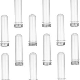 PLAFOPE 12pcs Pet Tube Bottles for Candy Craft Liquor Bath Salts Leakproof Flask-image-61