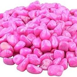 Hug A Plant | Pink Colour 2KG Pebble Stones for Home Decorative|Vase Fillers| Aquarium Fish Tank |Lawn|Multi-Purpose-image-9