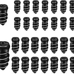 ZONVER® 10Pcs Tire Repair Rubber Screws, Vacuum Tyre Repair Nail Fast Repair Rubber Nails for Car Motorcycle ATV Tire Puncture Repair, Black-image-91