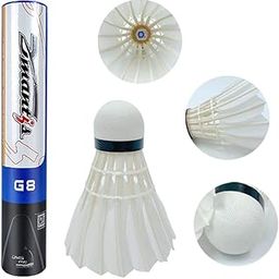 Dmantis G8 Goose Badminton Balls with High Durability and Stability Suitable for Professional Training or Family Outdoor Sports - Pack of 12-image-33