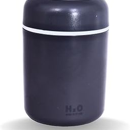 AURA QUEST Aroma Diffuser with Ultrasonic Quiet Operation and Colorful Night Light | Portable USB Humidifier for Bedroom, Office, Car | Auto Shut-Off | Mist & Mood Enhancer | Grey-99