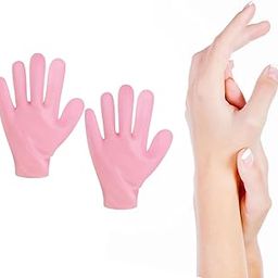 Kresal Silicone Moisturizing Gloves, 1 Pair Gel Spa Hydrating Gloves, Soft Silicone Gloves for Dry Hands, Lotion Gloves for Hand Softening, Repairing Dry Cracked Hand Care Fit for Men and Women-image-19