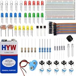 ROBOINNOVATION ElectronicsRobotics Kit with Breadboard, LEDs, Resistors, Jumper Wires, Battery Holder, Switches, Learning Guide-31