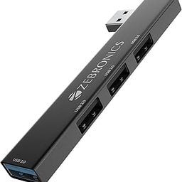 ZEBRONICS 210HB, 4 in 1 USB Hub, USB 3.0, 4 USB Ports, Speeds Upto 5 Gbps, Metal Body, for Mac | Laptops-22