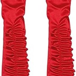 Long Opera Party Gloves Party 1920S Gloves for Women Wedding Cosplay Red-image-11