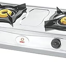 Omen Changing Lives 2 Burner Regal Stainless Steel Gas Stove Top for Kitchen - Manual Ignition Cooktop | ISI Certified & Compatible with LPG | 1 Year Warranty-picture-7