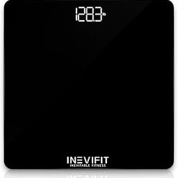 INEVIFIT Bathroom Scale, Highly Accurate Digital Bathroom Body Scale, Measures Weight for Multiple Users. Includes a 5-Year Warranty (Black)-image-68