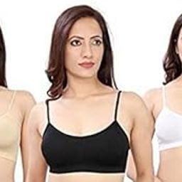 Rich Bells Women & Girls Thin Strap Sports Non-Padded & Non-Wired Free Size Full Coverage Sports Bra-picture-19