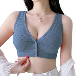 Jalodari Women's Cotton New Moms Padded Front Open Feeding Maternity Baby Nursing Bra-picture-12