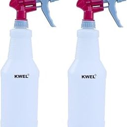 KWEL Car Detailing Unbreakable Plastic Empty Spray Bottles Double-Shot Trigger (Pink) For Multipurpose Sprayer (Pack of 2)-26