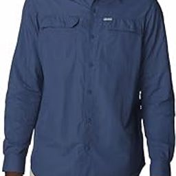 columbia Men Green Omni Wick Silver Ridge2.0 Long Sleeve Hiking | Trekking | Camping | Safari Shirt, L-picture-9