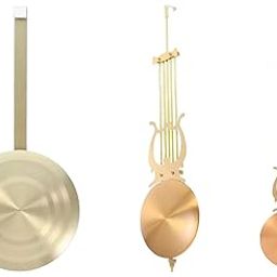 UJEAVETTE DIY Clock Movement Hanging Decor Accessories Mechanism Repair Clock Pendulum 14.5x7CM-image-8
