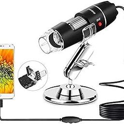 Tobo USB Microscope 50 to 1600x Magnification Endoscope,Iitrust 8 LED USB 2.0 Digital Microscope, 2MP Microscope Camera with Metal Stand, Compatible with Windows PC, Mac PC and Tablet-TD-584IM.-10
