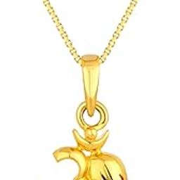 22KT Yellow Gold Pendant for Girls-image-85
