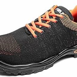 Falcon Safety Shoes for Men with Industrial Steel Toe, Light Weight Construction Shoes, Anti Penetration, Non-Slip Lace Up Comfortable Footwear, Sizes-11UK-picture-50