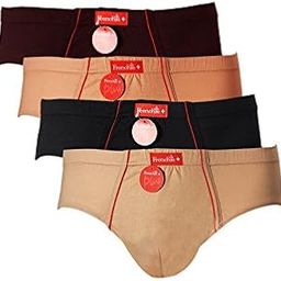 VIP Frenchie Mens Cotton Briefs (4Pc Pack) (Medium)-image-15