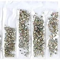 Glitter Rhinestones for Nails Art Crystal Ab Clear Glass Stones 3D Nail Design Decoration Flatback Nonhotfix Rhinestone Crystal Clear-image-25