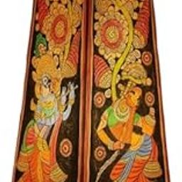 TwoXCrafts Handpainted Madhubani Table Lamp – Traditional Hand-Painted Artwork, Metal Frame-image-21