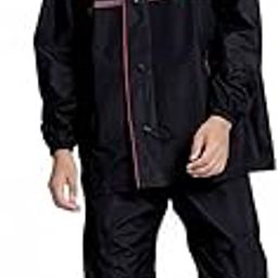 Tiger Back Pleat Taping Rainsuit for Men Comfortable Waterproof Full Raincoat with Enhanced Mobility-image-1