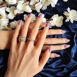 Makemynails Redwood Red Matte Nails:- Set of 24 Reusable Nail Kit Gel Finished Matte Look Press On Nails Dailywear Nails Luxury Gel Nails (Redwood Red Matte Nails)-picture-49