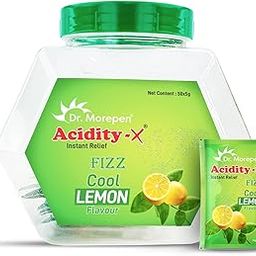 DR. MOREPEN Acidity-X Fizz - Instant Relief From Acidity, Indigestion & Gas | Comes in Refreshing & Tangy Lemon Flavour | Pack of 50 Sachets-picture-21