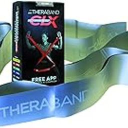 TheraBand Non-Latex CLX Consecutive Resistance Band Loops, Individual 5 Foot Pre-Cut, 9 Loops, Silver, Super Heavy, Advanced Level 2-picture-1