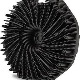 HAYSNA Silicone Body Scrubber, Men Body Scrubber, Gentle Exfoliating, Suitable for All Skin Types, Handheld Bath Brush, Rich Lathering, Easy to Clean (Black)-39