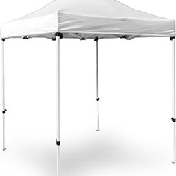 Malabar Trading Company Heavy Duty Foldable Gazebo Tent 6x6FT | 2x2MTR with 4 Side Open/Pop-up Canopy Tent for Garden and Promotional Activity, for Bike & Car Parking | 6x6 FT (White)-10