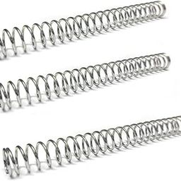 GENERASIS - Compression Spring, Grade 2 Spring Steel Wire (PACK OF 3) (OD-12MM, WIRE DIA-1.2MM, LENGTH-75MM, Silver, 3 pcs)-22