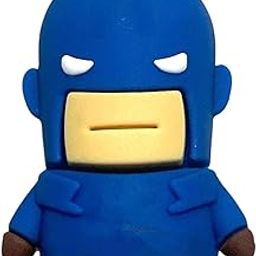 CleverlyGifted_32GB Captain Cartoon Character USB Flash Drive, Blue and Yellow Design, Novelty Computer Accessory, 1Pc-10