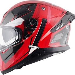 Axor Apex Marvel Deadpool ISI ECE DOT Certified Full Face Dual Visor Helmet for Men and Women Dual EPS Protection with Pinlock Fitted Outer Clear Visor and Inner Smoke Sun Visor Red Black-XL-8