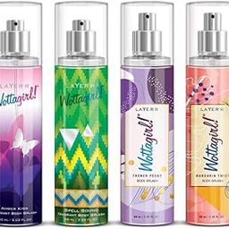 Layer'r Women WottaGirl! Body Splash Long Lasting Liquid Fresh Scent Fragrance Pack Of 4 - (240Ml, Pack Of 4)-image-46