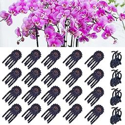 HASTHIP® 100pcs Plant Clips for Climbers, Reusable Plant Support Clips for Orchid Branch Clips Vine Clips, Trellis Clips for Vine, Vegetables, Beans, Fruits, Flower to Grow Upright and Healthier-31