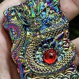 Dragon Lighter Pocket Lighter with Fuel | Jet Flame Windproof Design | Premium Metal Body with Compact Look (Multicolor)-picture-6