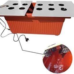 Greenloop Hydroponic System With Wooden Top - 10 Plant System, With Deep & Large Reservoir., Pack Of 1-59