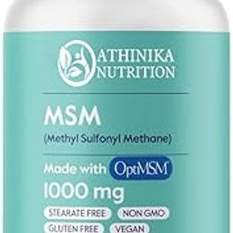 MSM 1000mg Made with OptiMSM (240 Capsules) - No Stearates - GMO Free - Gluten Free - Joint Support-image-84