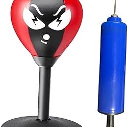 SAZ DEKOR Boxing Reaction Ball Punch Practice with Stand for Fitness Exercise Home Gym No Gloves-image-35
