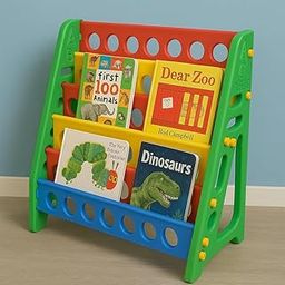 eHomeKart Books Storage Organizer for Kids Multi-Purpose Shelves for Books Storage - Multi-Colour Book Shelf Cabinet - Perfect for Home, Play Schools & Kindergarten-picture-15