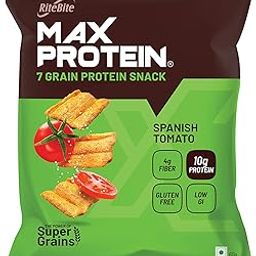 RiteBite Max Protein Spanish Tomato Chips Snack, Multigrain Ragi Chips, Ready To Eat Healthy Snacks, Pack Of 4 (60 Gram Pouch Each)-image-37