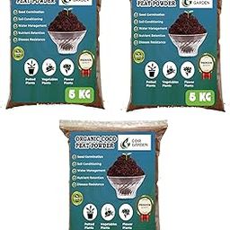 COIR GARDEN - Coco PEAT Powder - 5 KG Coir Pith Wet Loose and Ready to use Potting Mixture for Plants for Home Gardening - Indoor Outdoor Plants-picture-0