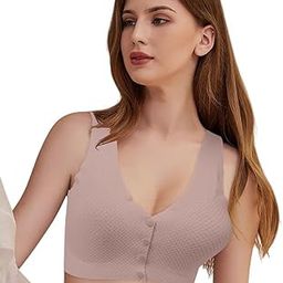 Seamless Wire-Free Nursing Bra for Maternity – Comfortable Push-Up Design for – Full Coverage, Straps, Cotton Blend & Everyday Wear-image-88