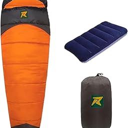 Rocksport Camplite +10°C to +20°C Mummy Shape Sleeping Bag for Camping, Hiking, Indoor & Outdoor, Warm Sleep Bag l Free Air Pillow & Adventure Pass-image-20