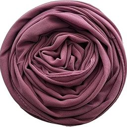 Womens Shawls Hijab Malaysian Imported Heavy Georgette/Chiffon, For Female, Multicolor-45