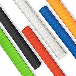 Vector X Rubber Spiral/Coil Cricket Bat Grip For Better Shock Absorption, Extra Cushioning 6 Different Colors Combo (Pack of 6)-picture-19