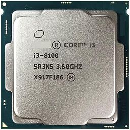 pccaresolutions Core i3 8th gen 8100 3.6 GHz Upto 3.6 GHz LGA 1151 Socket Desktop Processor (Silver) (Supports H310 Motherboard) ONLY Processor Support Consisten H-310MOTHER Board-77