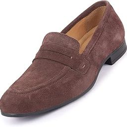 fausto Men Suede Pull-On Loafers-picture-45
