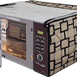 Dream Care Vinyl Checked Convection Printed Microwave Oven Cover 30FRC2 for IFB 30L (Multicolour)-30