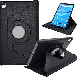 CEDO Lenovo Tab M8 / M8 2nd Gen (8 inch) Flip Cover | Leather Finish | 360 Degree Rotate Back Cover Case for Lenovo Tab M8 / M8 2nd Gen (8 inch) TB-8505 X/F/N (Black)-25